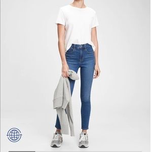 Size 33/16 Long Gap Generation Good High Rise True Skinny Jeans with Washwell